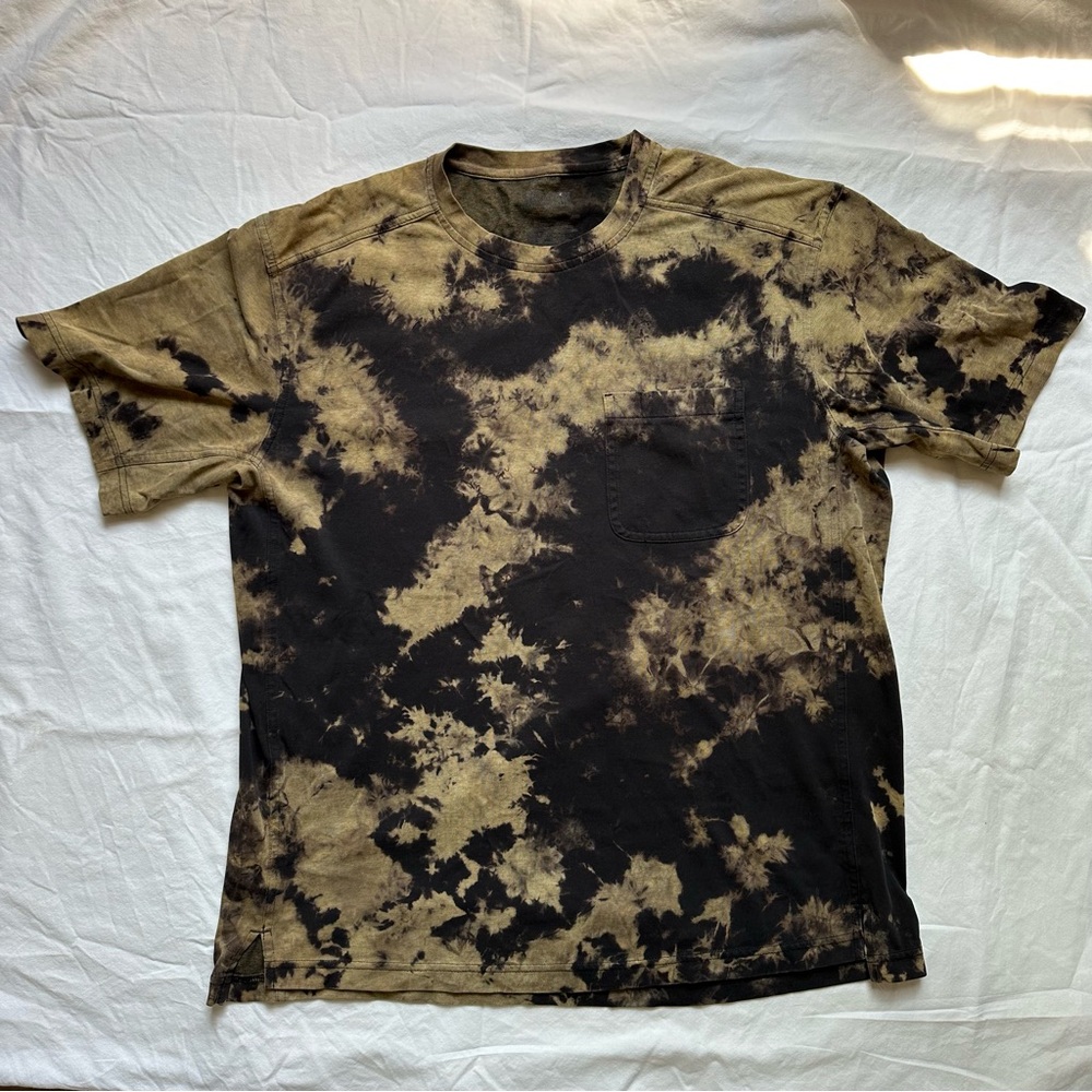 Duluth Trading Co. CUSTOM Tie-Dye Black Men's Shirt size Large